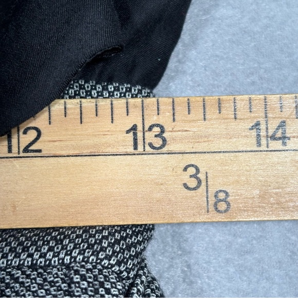 Red Valentino Dress Pleated Layered Womens Size 2 Black Ruffle Collar Wool Blend - Picture 8 of 16